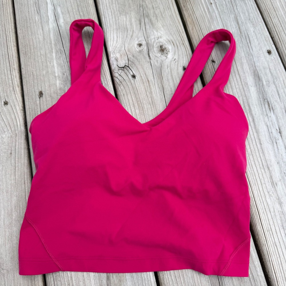Lululemon Align Tank Top Pink Nulu Yoga Camisole Size 4